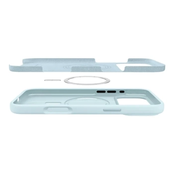 Spigen Silicone Fit Mag MagSafe - Etui do iPhone 17 Pro (Mute Blue)