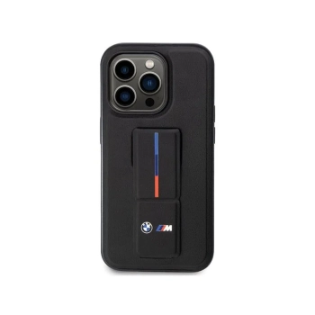 BMW Grip Stand Hot Stamp - Etui iPhone 14 Pro (czarny)