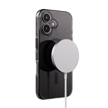 Crong Clear MAG Pro - Etui iPhone 16 MagSafe (czarny)