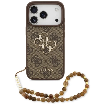 Guess 4G Strap 4G Classic Logo - Etui iPhone 17 Pro (brązowy)