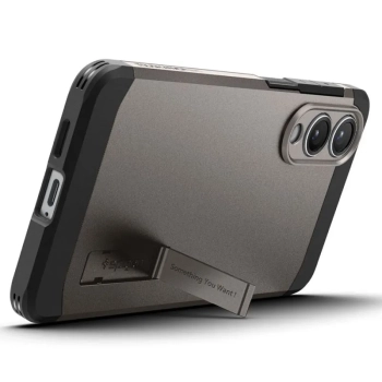 Spigen Tough Armor MagSafe - Etui do Samsung Galaxy S25 Edge (Gunmetal)