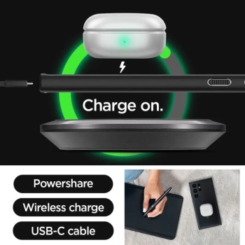 Spigen Ultra Hybrid - Etui do Samsung Galaxy S23 Ultra (Frost Black)