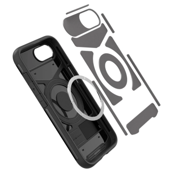 Spigen Slim Armor Mag MagSafe - Etui do iPhone 16e (Czarny)