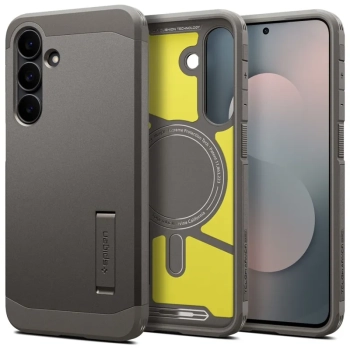 Spigen Tough Armor MagSafe - Etui do Samsung Galaxy S25 FE (Gunmetal)