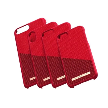 Nordic Elements Saeson Freja - Materiałowe etui iPhone Xs Max (Red)