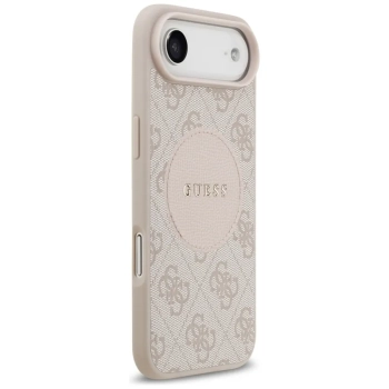 Guess 4G Circle Classic Logo MagSafe - Etui iPhone Air (różowy)