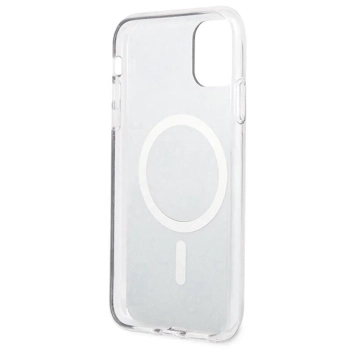 Guess Bundle Pack MagSafe 4G - Zestaw etui + ładowarka MagSafe iPhone 11 (brązowy/złoty)
