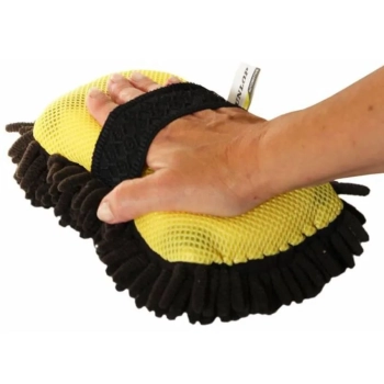 Dunlop - Dwustronna gąbka do mycia samochodu 2w1 z mikrofibry