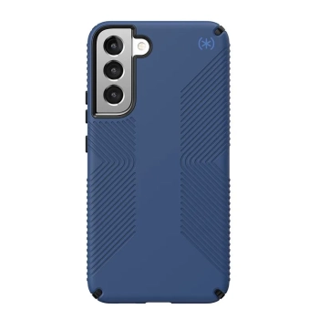 Speck Presidio2 Grip - Etui Samsung Galaxy S22+ z powłoką MICROBAN (Coastal Blue/Black)