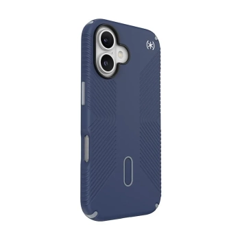 Speck Presidio2 Grip ClickLock & MagSafe - Etui iPhone 16 (Coastal Blue / Dust Grey / White)