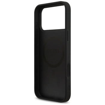 Guess 4G Printed Stripes MagSafe - Etui iPhone 17 Pro Max (czarny)