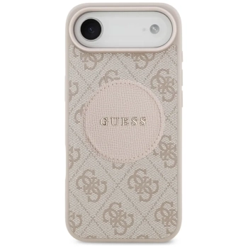 Guess 4G Circle Classic Logo MagSafe - Etui iPhone Air (różowy)