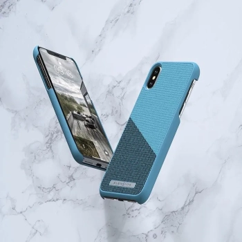 Nordic Elements Saeson Freja - Materiałowe etui iPhone Xs Max (Petrol)