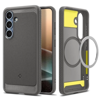 Spigen Rugged Armor Mag MagSafe - Etui do Samsung Galaxy S25 (Marble Grey)