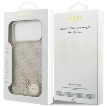 Guess 4G Small 4G and Classic MagSafe - Etui do iPhone 17 Pro Max (różowy)