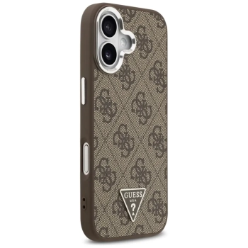 Guess 4G Triangle Logo MagSafe - Etui iPhone 17 (brązowy)