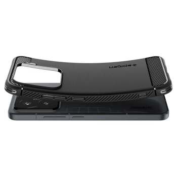 Spigen Rugged Armor - Etui do Xiaomi 15 (Matte Black)