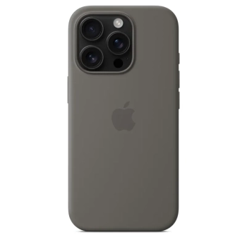 Apple Silicone Case - Silikonowe etui z MagSafe do iPhone 16 Pro (górska szarość)