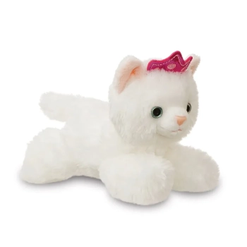 Fancy Pal - Pluszowa maskotka Kotka Księżniczka z różową koroną w tęczowej torbie 20 cm Eco-Friendly