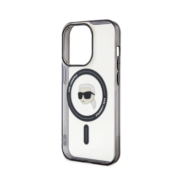 Karl Lagerfeld IML Karl Head MagSafe - Etui iPhone 15 Pro (przezroczysty)