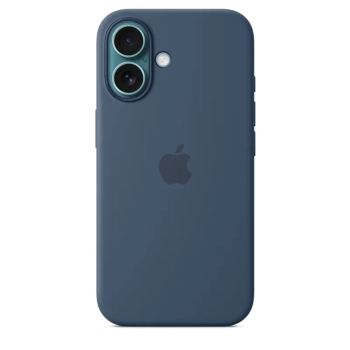 Apple Silicone Case - Silikonowe etui z MagSafe do iPhone 16 (denim)
