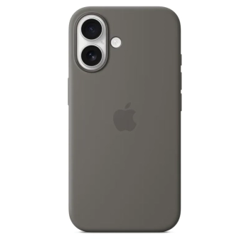 Apple Silicone Case - Silikonowe etui z MagSafe do iPhone 16 (górska szarość)