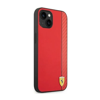 Ferrari Carbon - Etui iPhone 14 Plus (Czerwony)