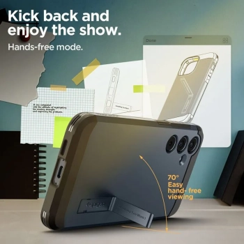 Spigen Tough Armor - Etui do Samsung Galaxy A55 5G (Metal Slate)