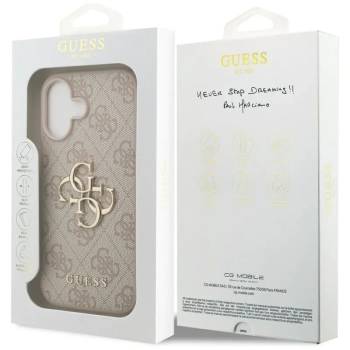 Guess 4G Big Logo - Etui iPhone 17 (różowy)
