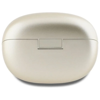 Guess Capsule Printed Logo - Słuchawki Bluetooth TWS ANC & ENC + etui ładujące (złoty)