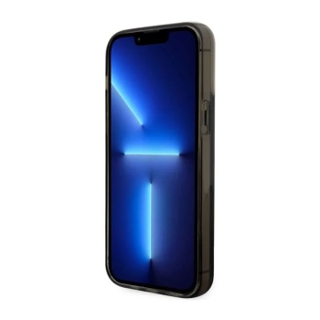 Guess Liquid Glitter Transculent 4G - Etui iPhone 14 Pro Max (Czarny)