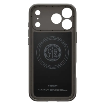 Spigen Thin Fit Mag MagSafe - Etui do iPhone 17 Pro Max (Gunmetal)
