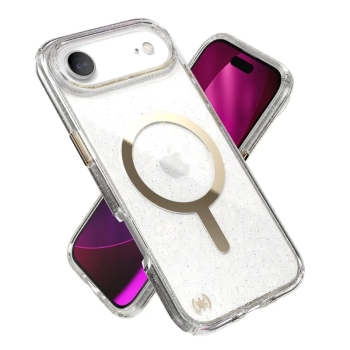 Speck Presidio Lux MagSafe - Etui iPhone Air (Glitter / Gold Metallic)