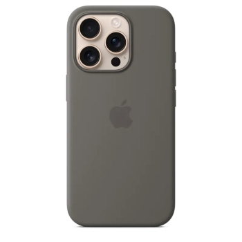 Apple Silicone Case - Silikonowe etui z MagSafe do iPhone 16 Pro (górska szarość)