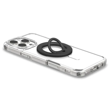 Spigen Dual Pop Mag MagSafe - Magnetyczny uchwyt na palec do telefonu (czarny)