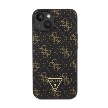 Guess 4G Triangle Metal Logo - Etui iPhone 14 (czarny)