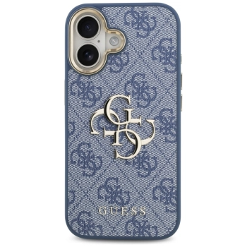 Guess 4G Big 4G Classic Logo - Etui iPhone 17 (niebieski / złoty)
