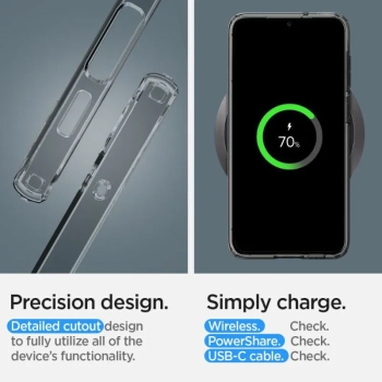 Spigen Liquid Crystal - Etui do Samsung Galaxy S23 (Space Crystal)