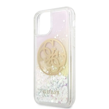 Guess Gradient Liquid Glitter Circle Logo - Etui iPhone 11 Pro