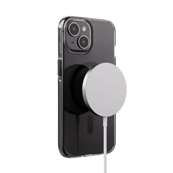 Crong Clear MAG Pro - Etui iPhone 15 MagSafe (czarny)