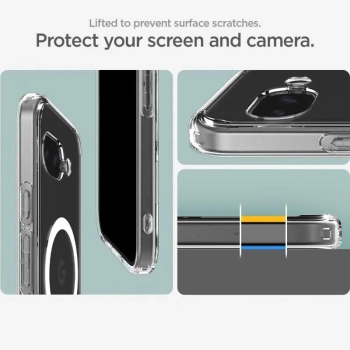 Spigen Ultra Hybrid Mag MagSafe - Etui do Google Pixel 9a (Biały)