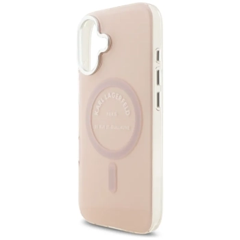 Karl Lagerfeld IML Karl RSG Logo MagSafe - Etui iPhone 17 (różowy)