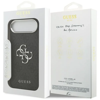 Guess 4G Big 4G Classic Logo - Etui iPhone Air (czarny / srebrny)