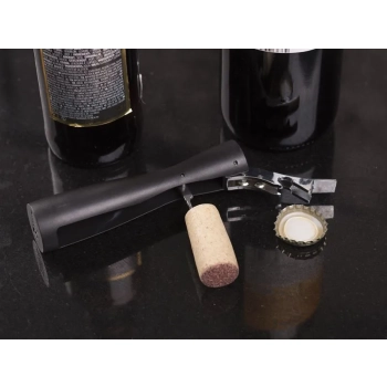 BUILT Curve Corkscrew - Otwieracz do butelek + korkociąg (Black)