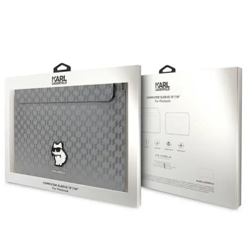 Karl Lagerfeld NFT Saffiano Monogram Ikonik Choupette Sleeve - Etui na notebook 14