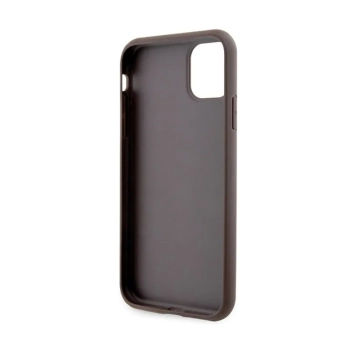 Guess 4G Printed Stripe - Etui iPhone 11 / iPhone XR (brązowy)