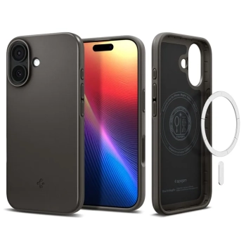 Spigen Thin Fit Mag MagSafe - Etui do iPhone 17 (Gunmetal)