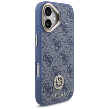 Guess 4G Strass Logo MagSafe - Etui iPhone 17 (niebieski)