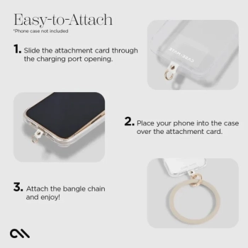 Case-Mate Phone Bangle - Bransoletka na nadgarstek do smartfona (Nude)
