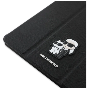 Karl Lagerfeld Book Cover Saffiano Magnetic Karl & Choupette - Etui iPad Pro 11